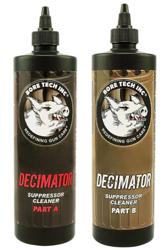 Bore Tech Decimator Suppressor Cleaner a & B 16 oz 2-Bottle Set