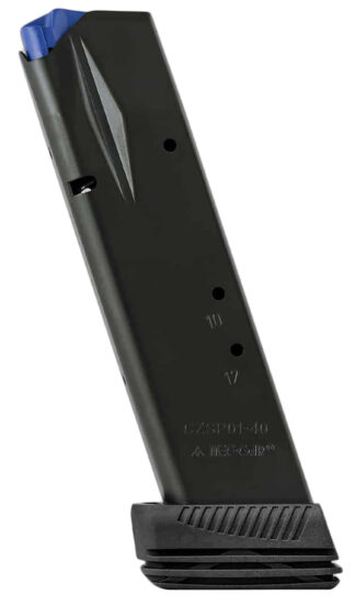 Mec-Gar MGCZ4014DPS CZ 40 S&W Magazine, 14 Rounds, Blued Black