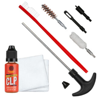 Shooters Choice SHFSRK40 .40 Cal Pistol Cleaning Kit with Aluminum Rod and 8-32 Thread Pattern