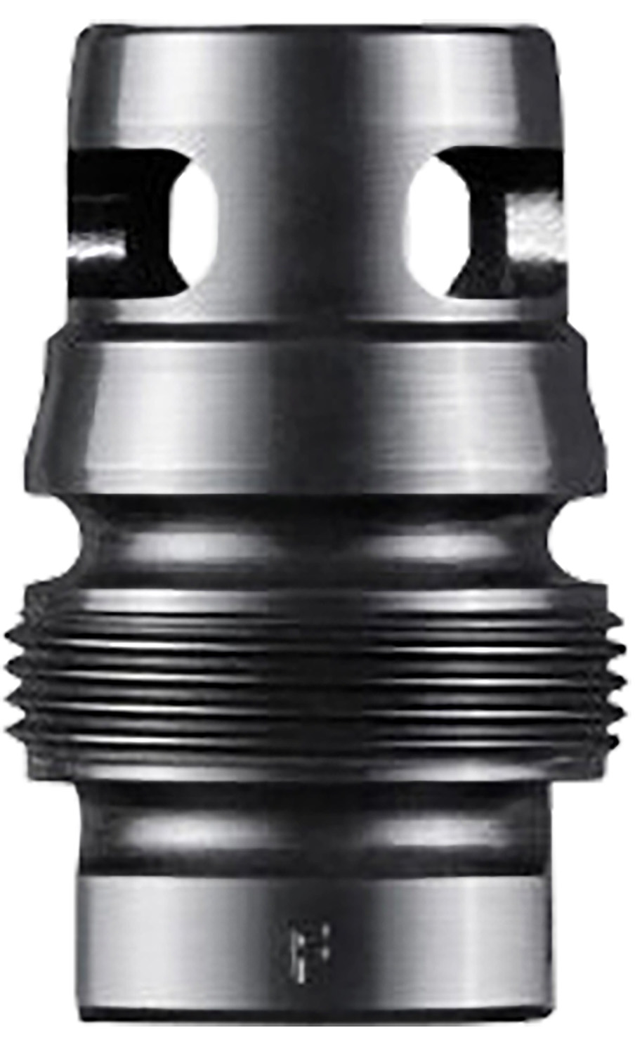Dead Air Xeno Pistol Wee Brake 9mm Muzzle Brake, 5/8x24 Threads, Nitride Black