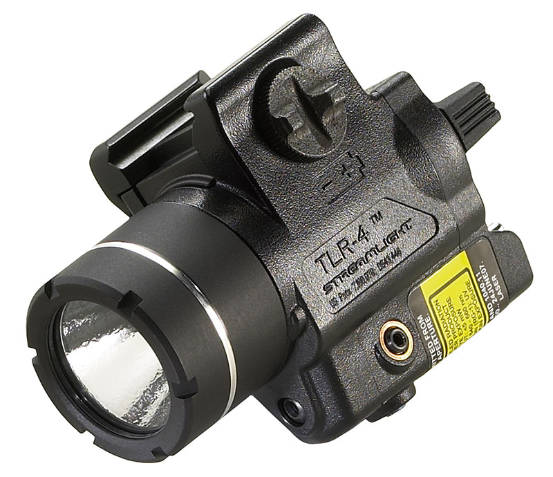 Streamlight TLR-4 Gun Light with Red Laser, Black (110 Lumens)