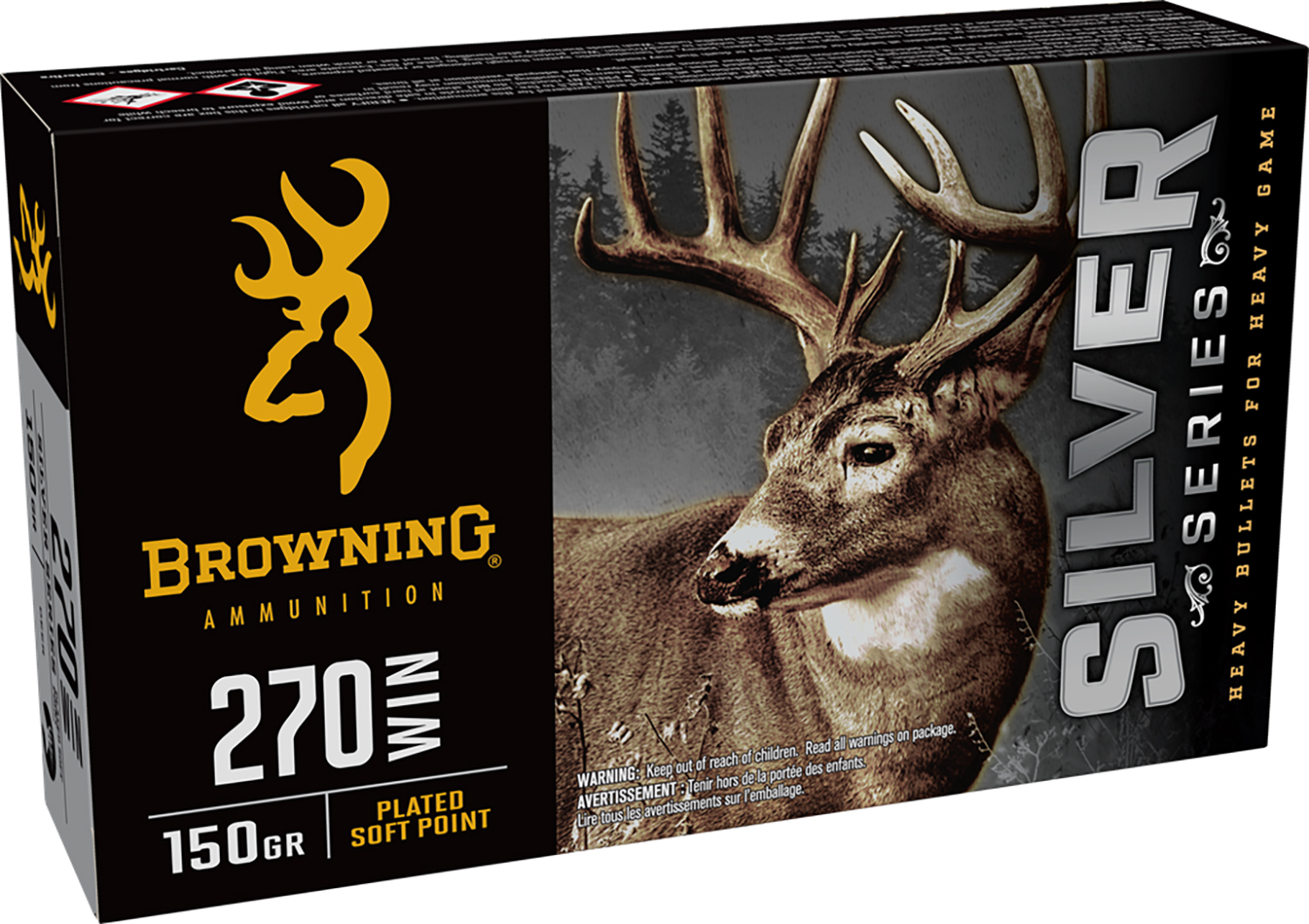 Browning Silver Series .270 Winchester 150-Grain Plated Soft Point (20 Rounds)