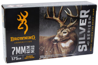 Browning Silver 7mm Remington Magnum 175 gr Plated Soft Point 20 Rounds
