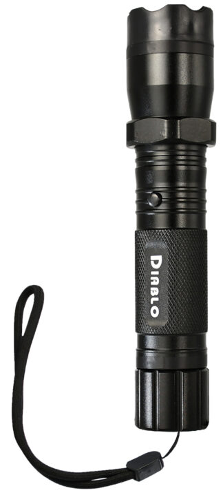 SKYLINE USA INC Diablo TLSGGDD Stun Gun Flashlight, Black Aluminum, 160-Lumen