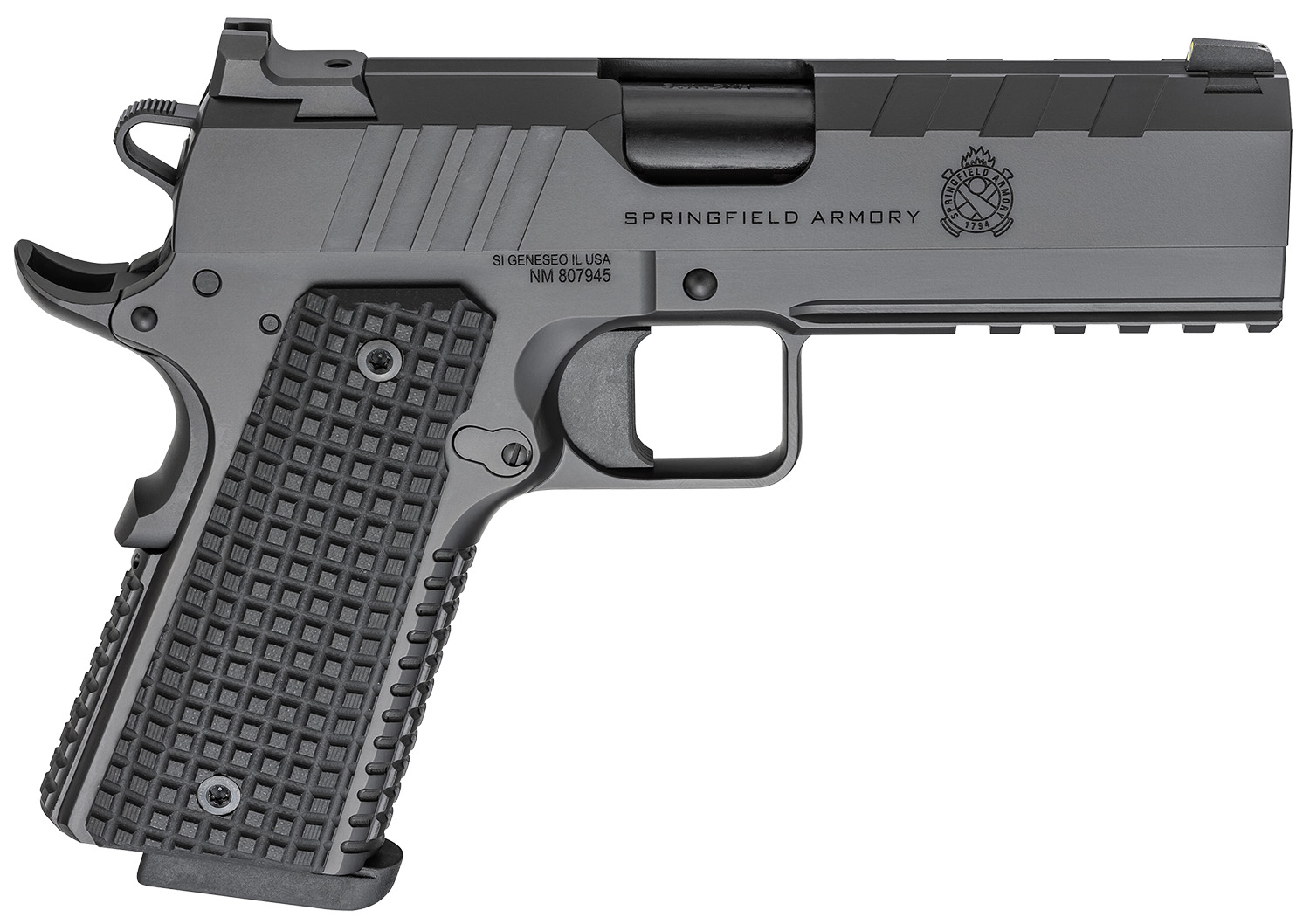 Springfield Armory 1911 Emissary Semi-Auto 9mm 4.25 in Barrel 9+1 Rounds Black Cerakote