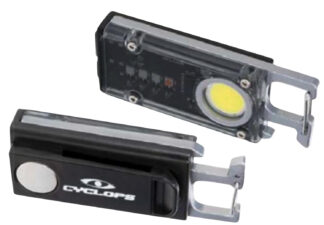 Cyclops Flash Clip 300 Lumens Black Keychain Bottle Opener