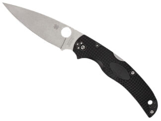 Spyderco C244PBK Native Chief Lightweight 4.02in Stonewashed CTS BD1N SS Blade, Black FRN Handle