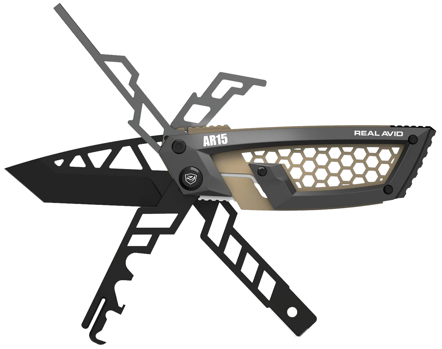 Real Avid Edge Gun Tool AR15 2.60 in Tanto Blade