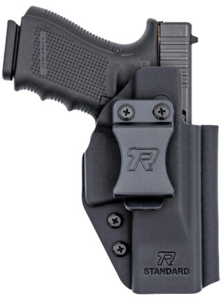 Rounded Gear Universal Standard IWB Kydex Holster, Black, Right-Hand