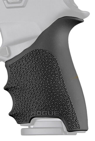 Hogue 17610 Grip Sleeve Handall Beavertail Black Rubber