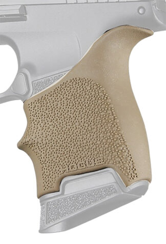 Hogue Handall Beavertail Grip Sleeve for P365, Textured Flat Dark Earth Rubber
