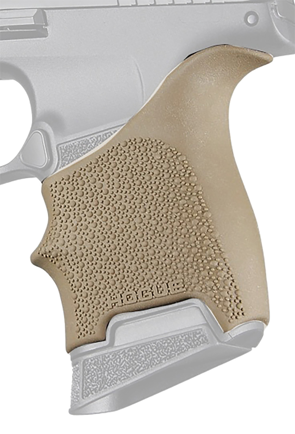 Hogue Handall Beavertail Grip Sleeve for P365, Textured Flat Dark Earth Rubber