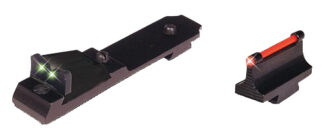 TruGlo TG114 Lever Action Rifle Front/Rear Fiber Optic Sights for Henry Rifles