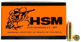 HSM 10mm 200 Gr FMJ 20 Rounds Per Box
