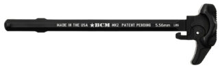 BCM Asymmetric MK2 Charging Handle, Large Latch, Black 7075 T-6 Aluminum