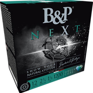 B&P Ammunition NEXT 12 Gauge 2.75 in #8 Shot 1-1/8 oz 25 Rounds