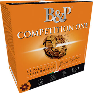 B&P Competition One 12 Gauge 2.75 in #8 Shot 1-1/8 oz 25 Rounds Per Box