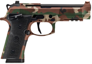 Beretta 92XI Combat 9mm SAO 4.7 in, 15+1 Rounds, BDU Camo