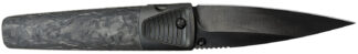 Cold Steel CSFL42CLD Caledonian 60 4.25" Folding Spear Point Plain Black Matte PVD CPM 20V SS Blade, Forged Carbon Fiber Handle