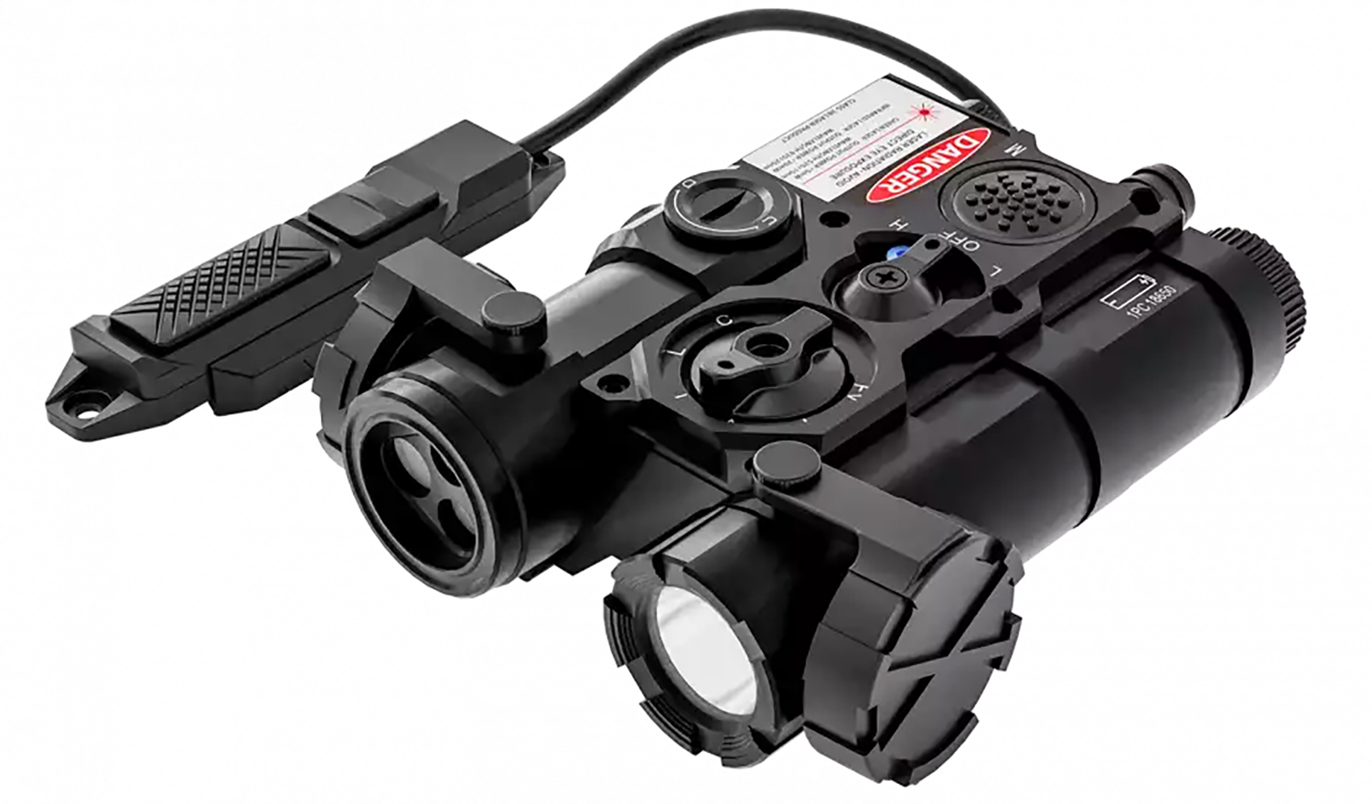 AGM Global Vision WLAD-CLA1-B1 WLAD 1B Green Laser, IR Pointer/Illuminator, 300 lm LED (Picatinny/Weaver)