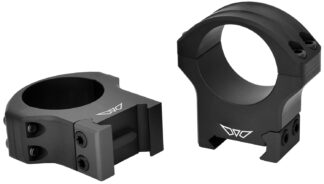 Warne HyperLite Scope Rings 30mm Tube High Matte Black Rings