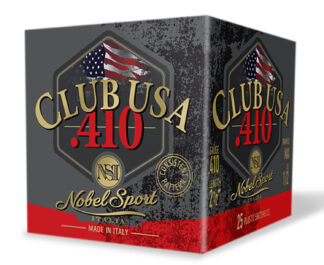 Nobel Sport ANS4128 Club USA .410 Bore 2.50 in #8 Shot 25 Rounds