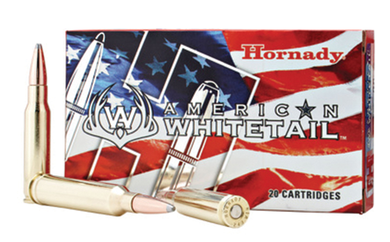 Hornady AmerWhiteTail 7mm Remington Magnum 154gr InterLock Solid Point, 20 Rounds