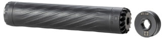 Anechoic X45LB 45/458 Win Mag Suppressor, Titanium, Black Stainless, 1 3/8x24 W/ 5/8x24 DTA