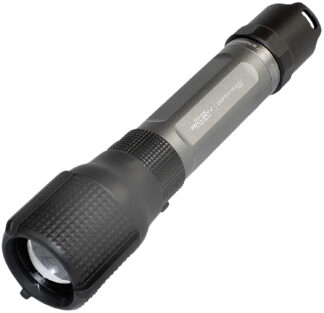 LB Marketing Zephyr-RS Tactical Flashlight, 550-Lumen, USB Recharge, Gray
