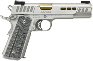 Kimber Mfg.,inc 3000423CA Rapide Dawn (CA) (MA) 45 ACP 8+1 5" KimPro Silver Front and Rear Serrations Stainless Steel Slide Gray/black Rapide G10 Grip