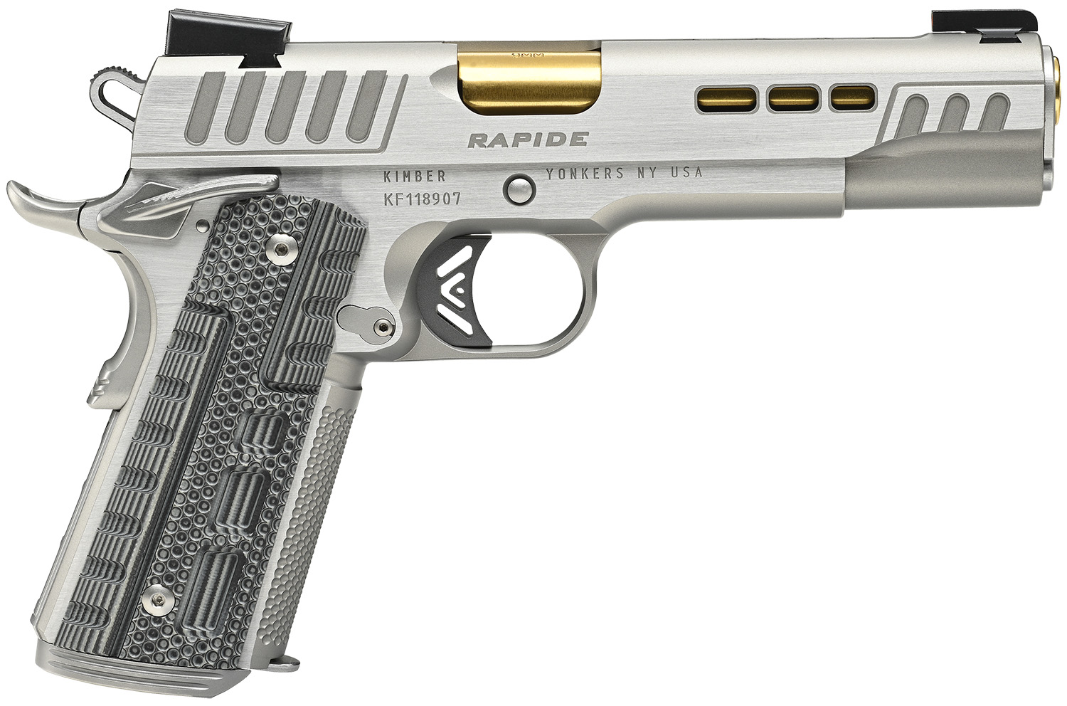 Kimber RAPIDE 9mm Semi-Auto Pistol, 5 in Barrel, 9+1 Rounds, Manual Safety, Fixed Sights