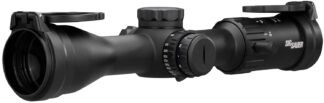 SIG Sauer WHISKEY4 2.5-10x42mm Rifle Scope, 30mm Tube, Quadplex Reticle, Matte Black
