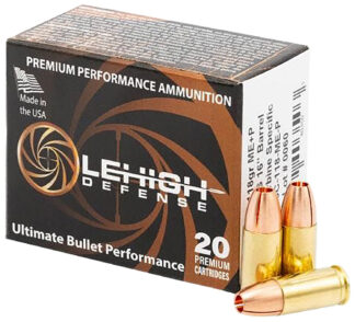 Wilson Combat LA9C118MEP 9mm 118 Grain Maximum Expansion Ammo, 20 Rounds Per Box