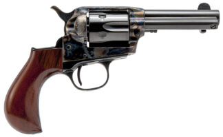 Cimarron CA980DC Lightning Dual Cylinder 9mm Luger 38 Special 6 Shot 3.50" Blued Steel Barrel, Blued Cylinder, Color Case Hardened Steel Frame, Wood Grip