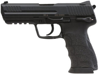 HK 81001113 HK45 V1 45 ACP 10+1 4.46" Black Polygonal Rifled Barrel, Black Cerakote Serrated Steel Slide, Black Polymer Frame w/Picatinny Rail, Ambidextrous