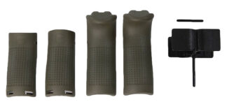 Glock 39844 Backstrap/Beavertail Set, Battlefield Green Polymer