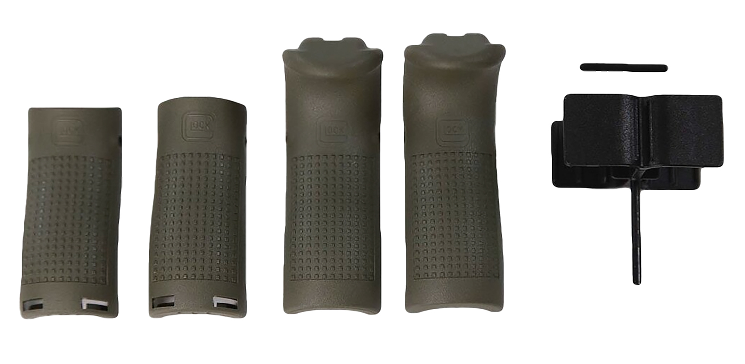 Glock 39844 Backstrap/Beavertail Set, Battlefield Green Polymer