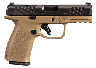 Rost Martin RM1C 9mm Striker-Fired Compact Pistol, 4 in, 10+1, Optic Ready Serrated Black/Flat Dark Earth