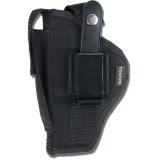 Bulldog Cases FSN-34 Extreme Belt/Clip Holster, Fits Ruger Mark Auto 4-5 in, Black Nylon