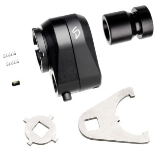 STERN DEFENSE RAB-AD Mini Rapid Attach Buttstock Adapter Black Aluminum/Steel