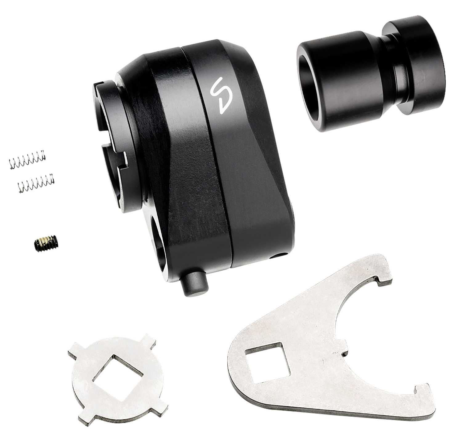 STERN DEFENSE RAB-AD Mini Rapid Attach Buttstock Adapter Black Aluminum/Steel
