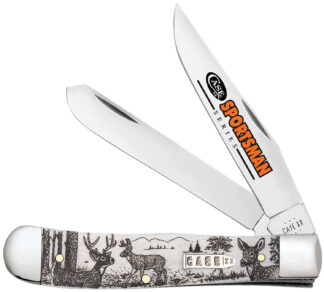 Case 81220 Trapper Sportsman Trapper Folding Knife with Tru-Sharp SS Blades