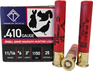 American Tactical / ATI 410 Bore 3 in Target Load #6 Shot 11/16 oz 25 Rounds