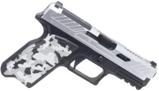 Fusion Firearms XF PRO 9mm Semi-Auto 4in Barrel, 15+1 Rounds, Chrome Slide/Black Frame