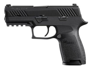 SIG Sauer P320 Nitron Compact 3.9 in .45 ACP Black Nitron Serrated Slide