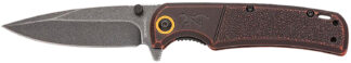 Browning Buckmark Slim Folding Knife 3.13" D2 Steel Drop Point Black Stonewashed Blade