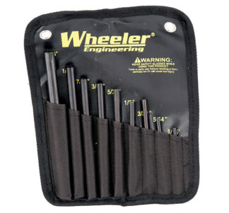 Wheeler Engineering Roll Pin Starter Set Punch Set, 9-Piece