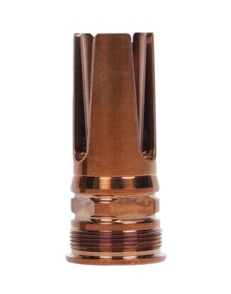 Q LLC 8.6 Blackout Steel Quickie Fast-Attach Flash Hider, 1/2x28 Threads