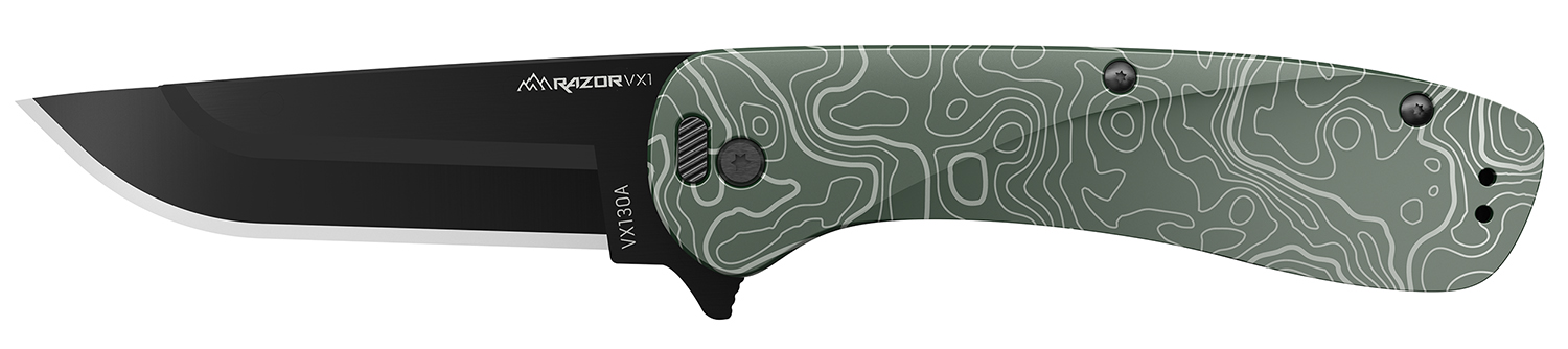 Outdoor Edge Razor VX1 3 in Folding Plain Edge Knife