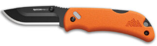 Outdoor Edge RazorMini 2.2 in 420J2 SS Plain Folding Knife Blaze Orange ABS Polymer Handle
